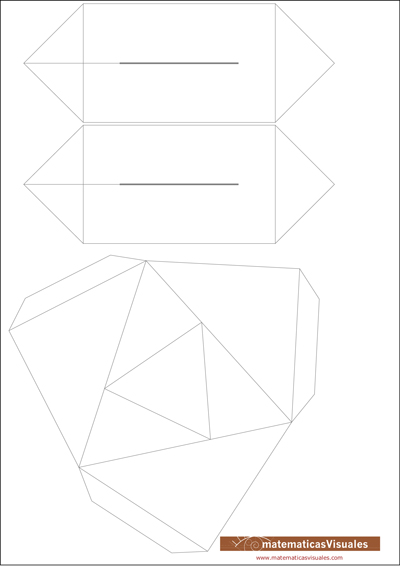 Icosaedro en octaedro: plantillas para descargar, recortar y pegar | matematicasVisuales