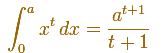 Integral de funciones potencia: frmula de la integral | matematicasVisuales