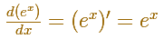 Funciones exponenciales: la derivada de la funcin exponencial e^x es la misma funcin | matematicasVisuales