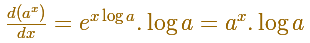 Logarithms and exponentials: derivative of exponential functions using the chain rule | matematicasVisuales