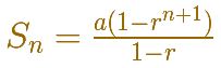 Geometric sequences: sum of terms of a geometric sequence | matematicasvisuales 