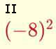 Cálculo mental básico: operaciones con potencias de números enteros (2)