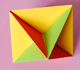 Estamos en casa: Construcción de un octaedro con origami | matematicas visuales 