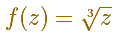 Cubic root function  | matematicasvisuales