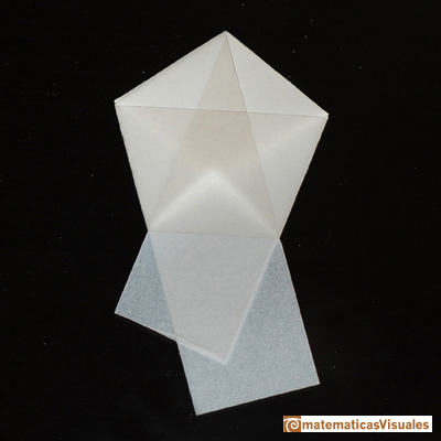 Estamos en casa: Construcción de una estrella pentagonal con una tira de papel. |matematicasVisuales