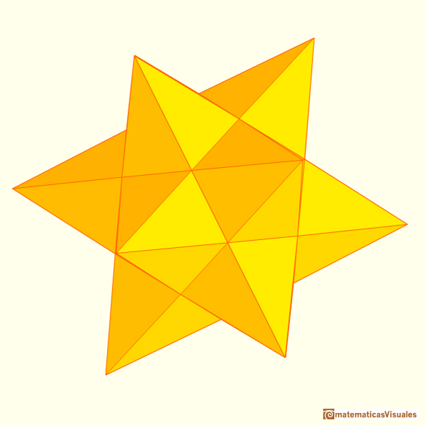 Construcción de poliedros | Pequeño dodecaedro estrellado | Escher | matematicasVisuales
