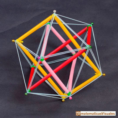 Construcción de poliedros : El rectángulo áureo y el icosaedro |matematicasVisuales
