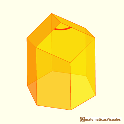 Rhombic Dodecahedron (7): Maraldi angle |matematicasVisuales