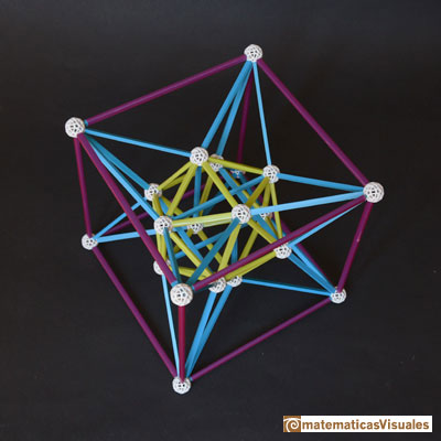 Piritoedro, dodecaedro irregular con caras pentagonales iguales: en el interior, un icosaedro | matematicasVisuales