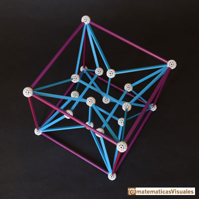 Piritoedro, dodecaedro irregular con caras pentagonales iguales: Ocho de los veinte vértices están en el cubo | matematicasVisuales