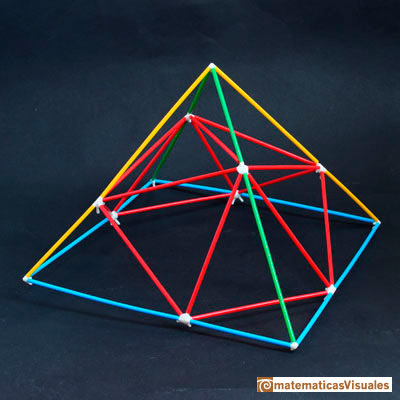 Icosaedro en octaedro: vértices impresos con impresora 3d | matematicasVisuales