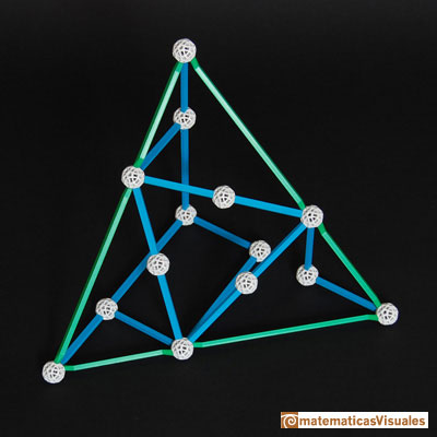 Icosaedro en octaedro: Zome | matematicasVisuales