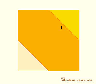 Half cube with hexagonal section | matematicasvisuales