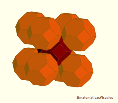 El octaedro truncado es un sólido arquimediano que tesela el espacio 1| matematicasvisuales