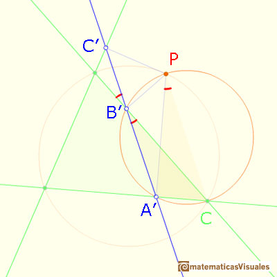 Recta de Simson, recta de Wallace o recta de Simson-Wallace: una demostracin  | matematicasVisuales