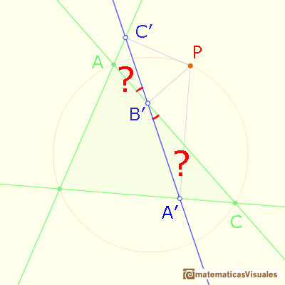 Simson Line, Simson-Wallace Line: a demonstration | matematicasVisuales