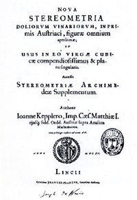 Kepler | Nova Stereometria Doliorum vinariorum