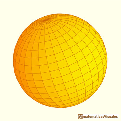 Leonardo da Vinci: Septuaginta. Campanus' sphere. Polyhedra inscribed in a sphere | Images manipulating the interactive application | matematicasvisuales 