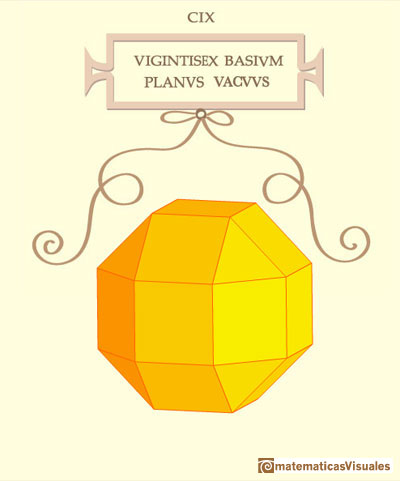 Rhombicuboctahedron or small rhombicuboctahedron | matematicasVisuales