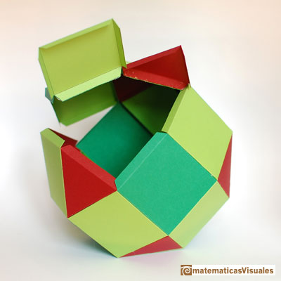 Rhombicuboctahedron or small rhombicuboctahedron | matematicasVisuales