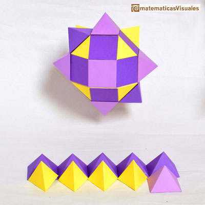 Leonardo da Vinci: augmented rhombicuboctahedron | matematicasVisuales