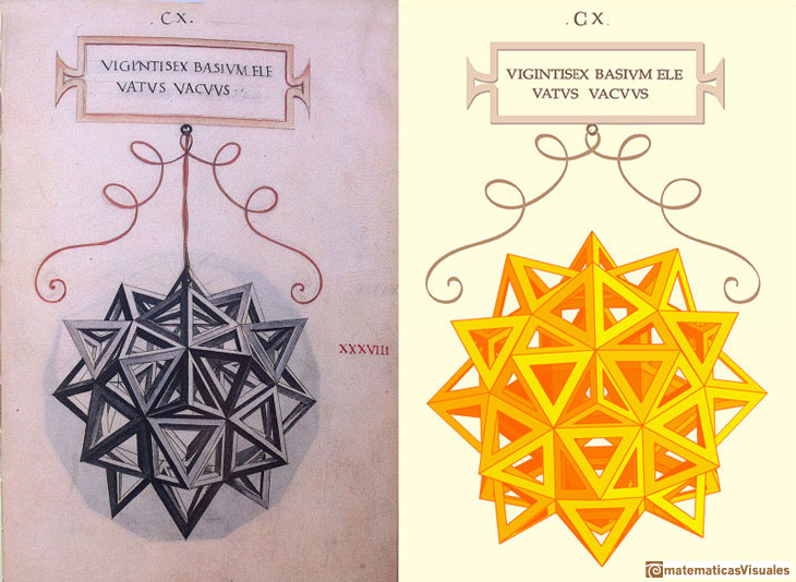 Leonardo da Vinci: augmented pseudo rhombicuboctahedron | matematicasvisuales 