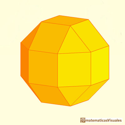 Rhombicuboctahedron or small rhombicuboctahedron | matematicasVisuales