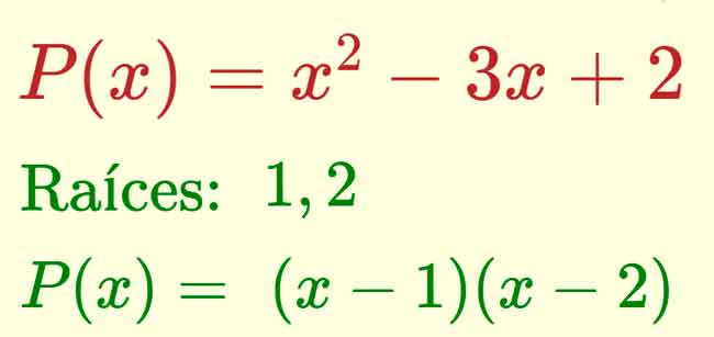 Clculo mental: factorizacin de polinomios de grado 2 | matematicasVisuales