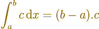 Step functions: The definite integral of a constant function is the area of a rectangle (positive or negative) | matematicasVisuales