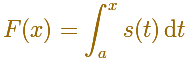 Step functions: the indefinite integral as the function F(x) | matematicasVisuales