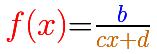 Rational functions(1) Linear Rational Functions: hyperbola, translation and contraction | matematicasVisuales