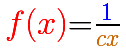 Rational functions(1) Linear Rational Functions: hyperbola, a contraction or expansion along the y-axis | matematicasVisuales