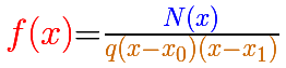 Funciones racionales: frmula con dos races en el denominador | matematicasVisuales