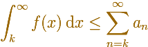 Convergence of Series, Integral Test | matematicasVisuales