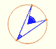 ngulos central e inscrito en una circunferencia | matematicas visuales 