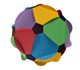 Resources: Building polyhedra gluing discs  | matematicasvisuales |Visual Mathematics 
