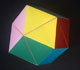 Construccin de poliedros. Cuboctaedro y dodecaedro rmbico: Taller de Talento Matemtico de Zaragoza 2014 (Spanish) | matematicasVisuales 