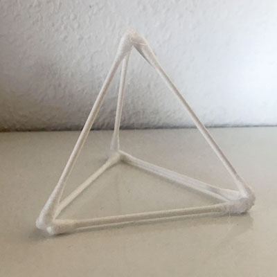 Estamos en casa: Construccin de los poliedros platnicos con pajitas de refresco |matematicasVisuales