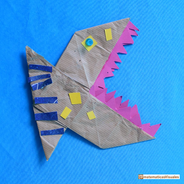 En casa: Plegado de una piraa de origami |matematicasVisuales