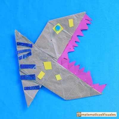 En casa: Plegado de una piraa de origami |matematicasVisuales
