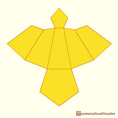 Pirmides truncadas por un plano oblicuo: desarrollo plano | matematicasVisuales