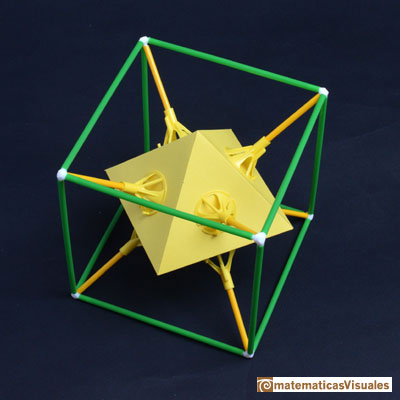 Building polyhedra 3d printing: The cube and the octahedron are dual polyhedra | matematicasVisuales