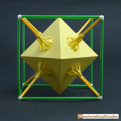 Building polyhedra 3d printing: The cube and the octahedron are dual polyhedra | matematicasVisuales