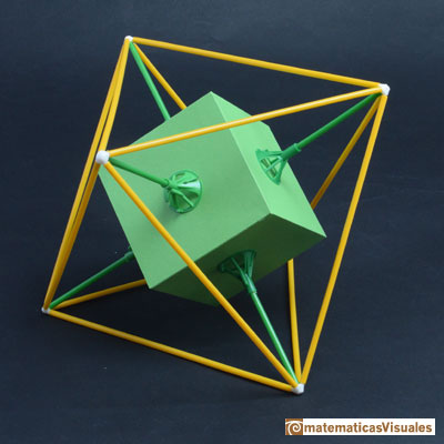 Building polyhedra 3d printing: The cube and the octahedron are dual polyhedra | matematicasVisuales