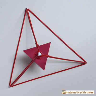 Construccin de poliedros. Impresin 3d: tetraedro | matematicasVisuales
