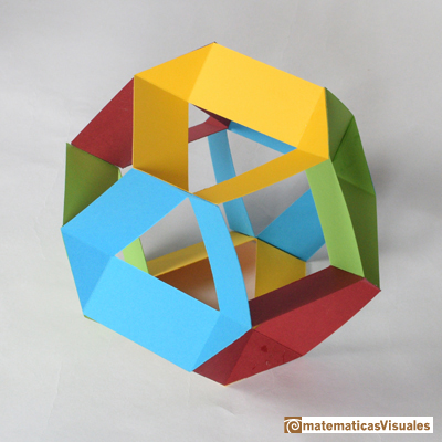 Taller Talento Matemtico Zaragoza: | Cuboctahedron and Rhombic Dodecahedron | matematicasVisuales