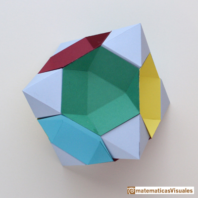 Taller Talento Matemtico Zaragoza: Platonic polyhedra: Tetrahedron | Cuboctahedron and Rhombic Dodecahedron | matematicasVisuales