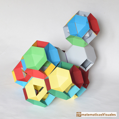 Taller Talento Matemtico Zaragoza: Platonic polyhedra: Tetrahedron | Cuboctahedron and Rhombic Dodecahedron | matematicasVisuales