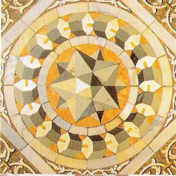 ngel Requema, blog Turismo Matemtico, dodecaedro estrellado en San Marcos de Venecia