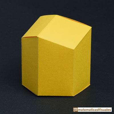 Panales de abeja y el dodecaedro rmbico, construccin de caja diseada por John Edminster | matematicasVisuales